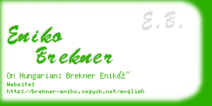 eniko brekner business card